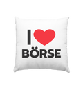 I Love Börse - Kissen 40x40cm