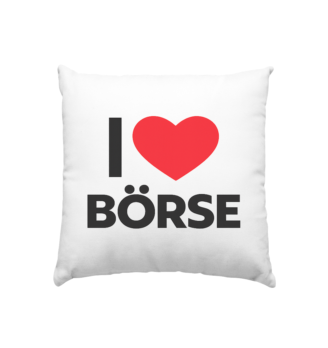 I Love Börse - Kissen 40x40cm