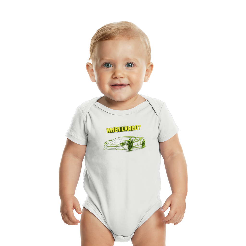 When Lambo - Organic Baby Bodysuit