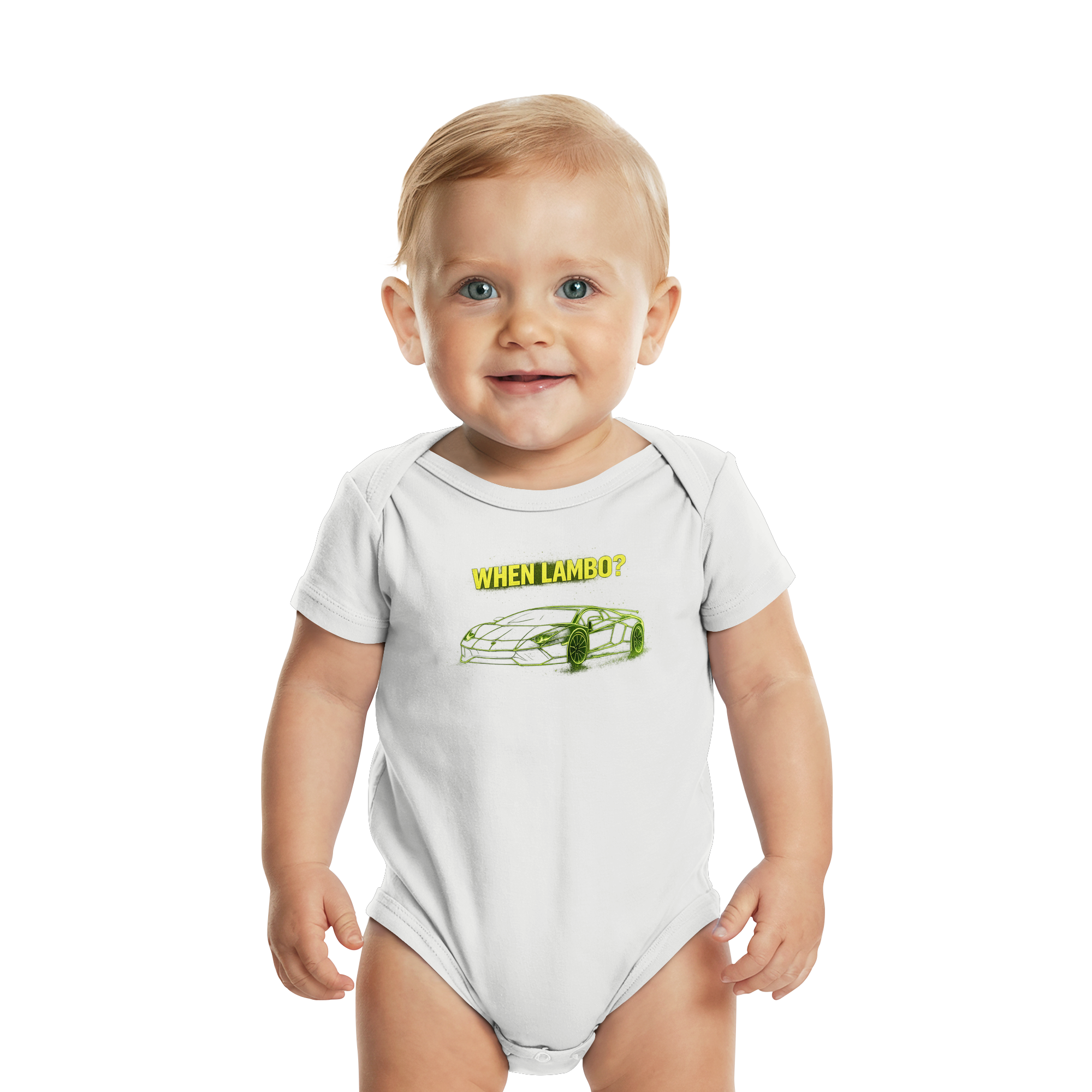 When Lambo - Organic Baby Bodysuit