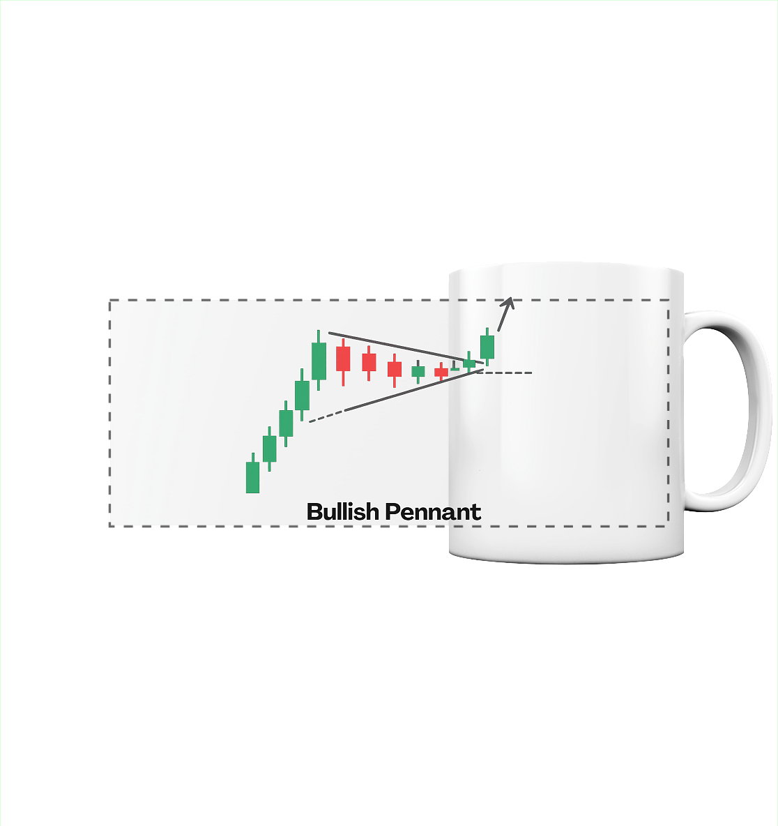 Bullish Pennant - Panorama Tasse