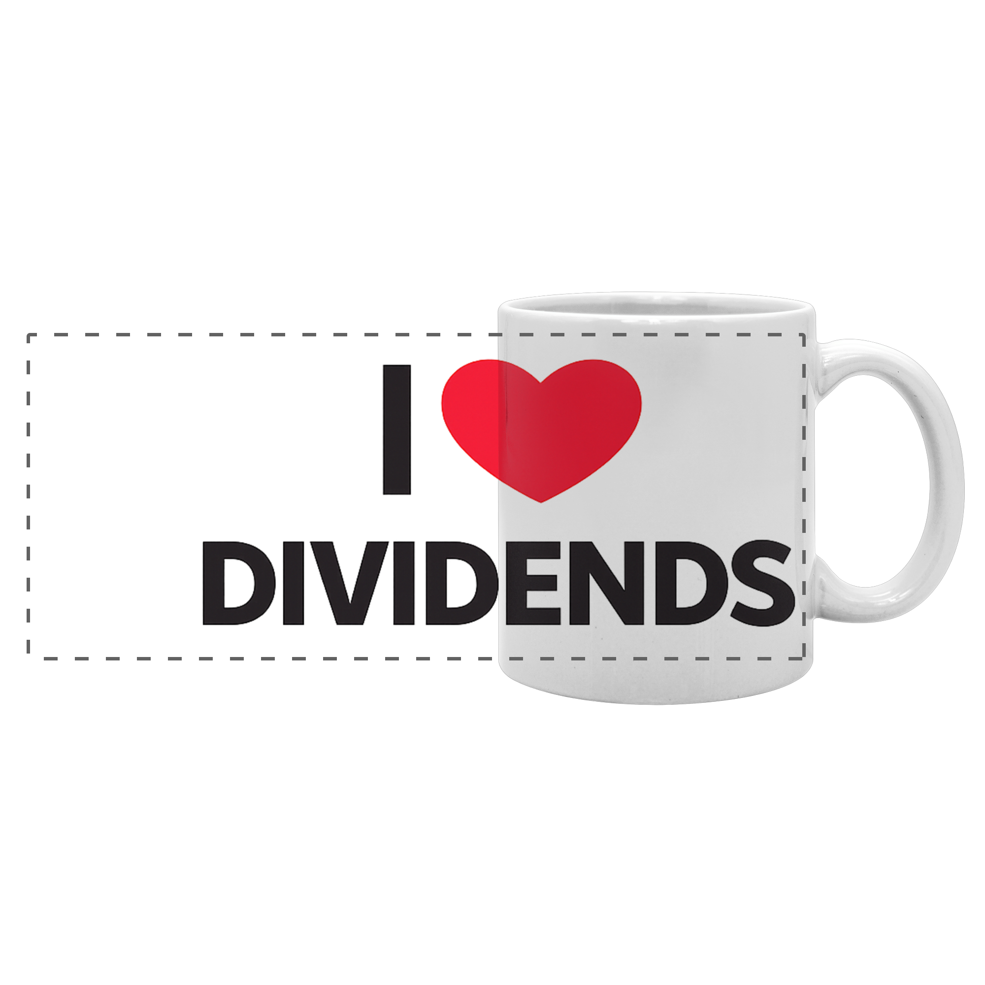 I Love Dividends - Panorama Tasse - Panorama Tasse