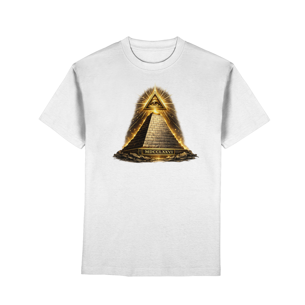 Pyramide allsehend - Premium Classic T-Shirt