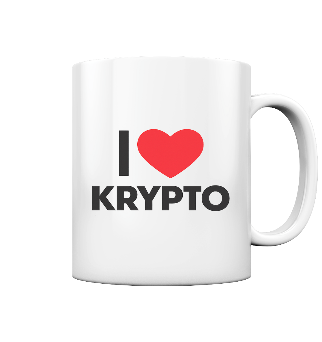 I love Krypto Tasse - Tasse glossy